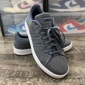 Adidas Men's Grand Court EH0634 Grey Lace Up Low Top Sneakers